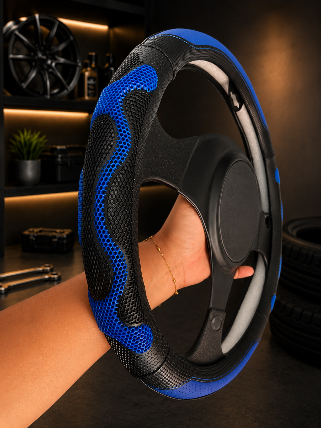 Forro para Timon de carro FTI 002 Azul